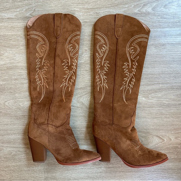 Western Knee High Boots - Picture 3 of 8